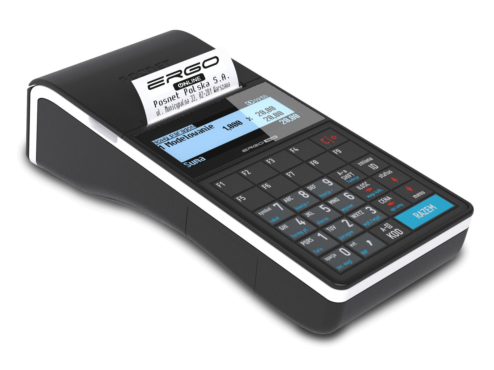 Posnet Ergo ONLINE Wi-Fi - Kasa Fiskalna Kasa Fiskalna - Najlepsza cena